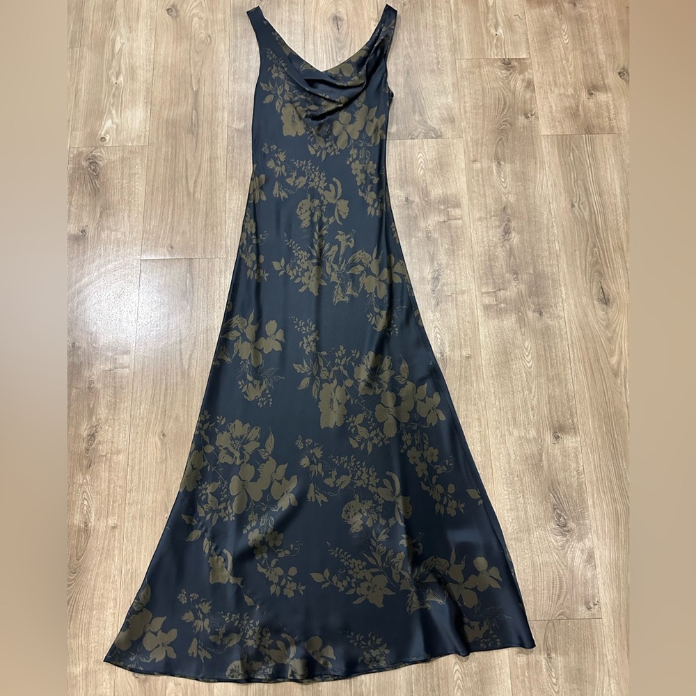 Reformation Annabelle Silk Dress Black - Size 2